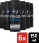 Axe Anarchy Bodyspray Deodorant - 6 x 150 ml - Voordeelverpakking