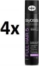 Syoss Hairspray Full Hair 5 - Voordeelverpakking 4 x 400 ml